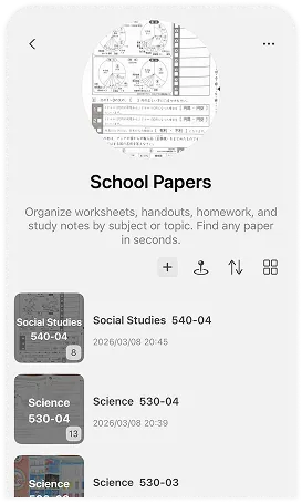 School handouts